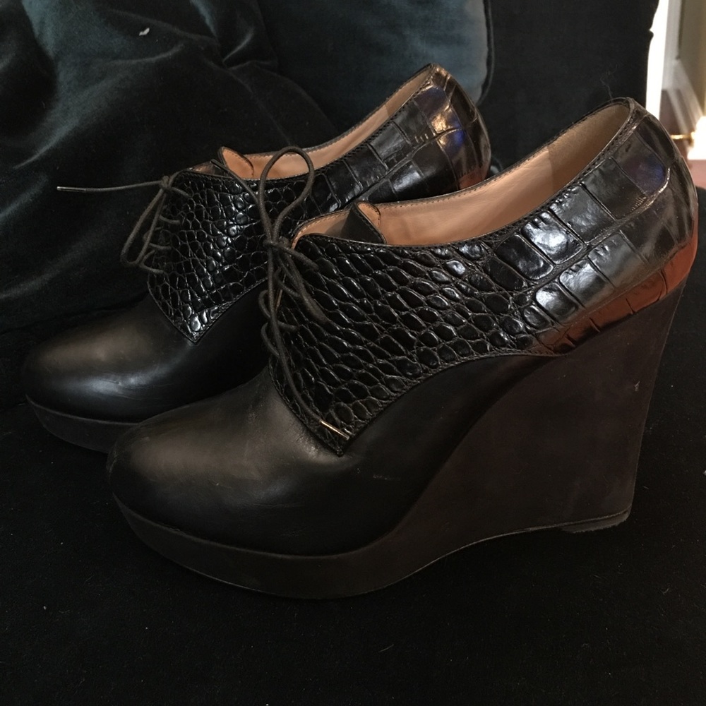 Longchamp Wedge Shoe, sz 40/9